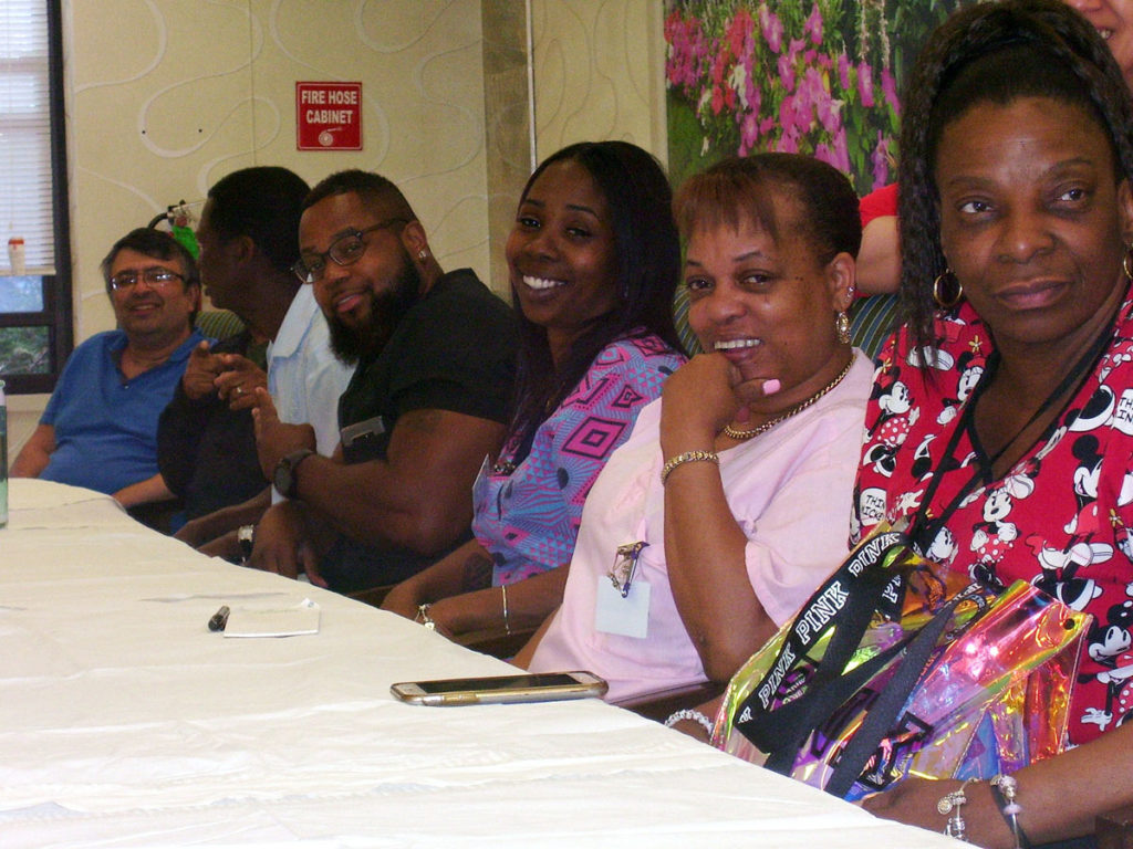 Colleagues at Employee of the month - June 2018